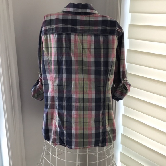 Tommy Hilfiger woman’s plaid blouse - Picture 3 of 4